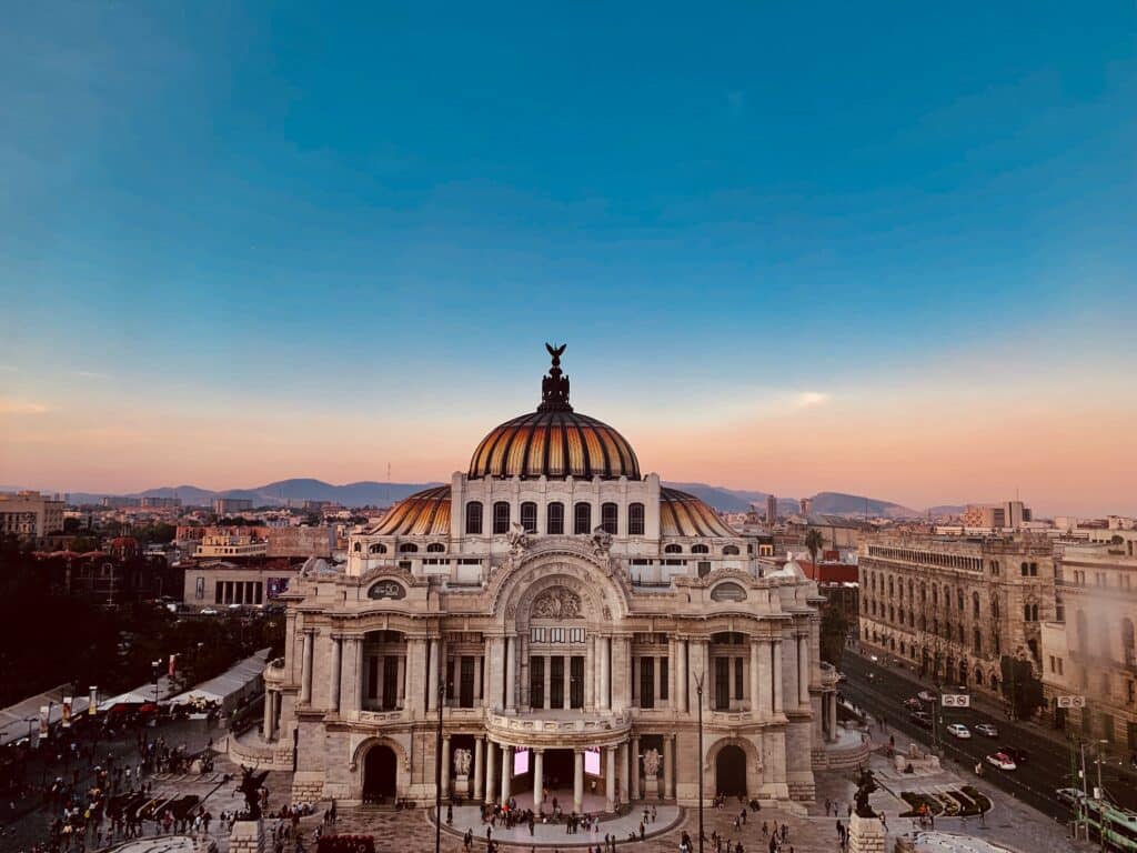 Mexico City The Palacio de Bellas Artes