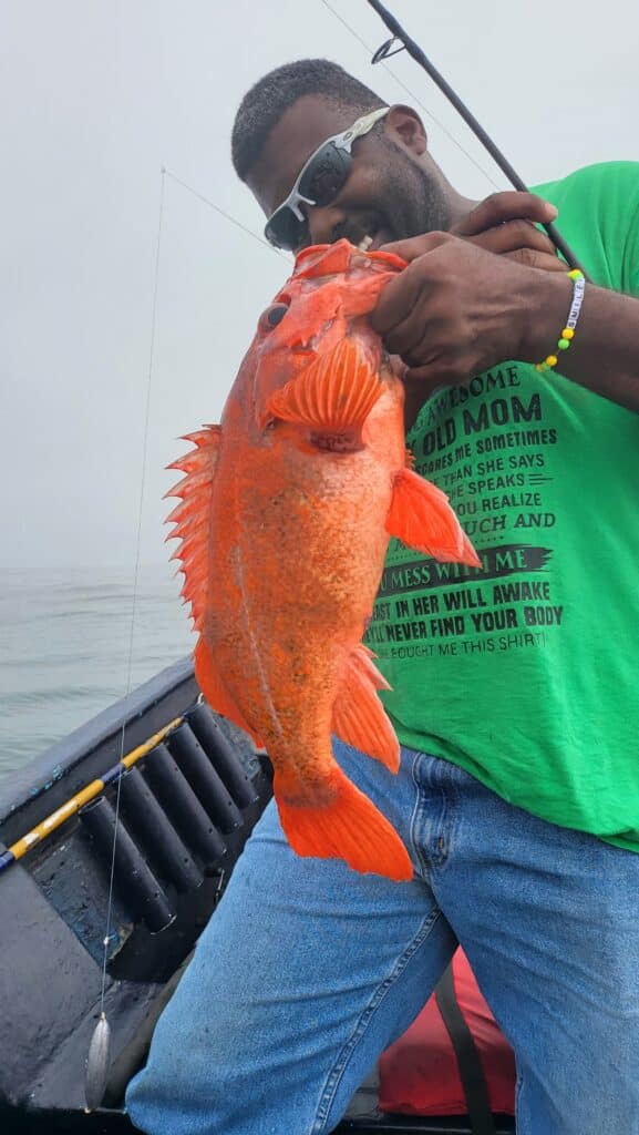 Rock Cod fishing wtih Vonny's Fishing in Ensenada